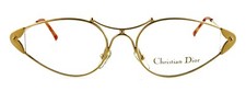 New Vintage CHRISTIAN DIOR 2818 44 50mm Gold Eyeglasses Frames Austria