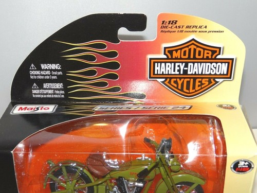 Maisto Harley Davidson 1928 JDH Twin Cam Motorcycle Diecast 1:18 Series 24 - Picture 3 of 8