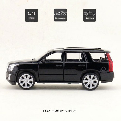 1:43 Escalade Diecast Model Car Toy Vehicle Door Open Kid Toy for Boy Gift - Picture 2 of 12