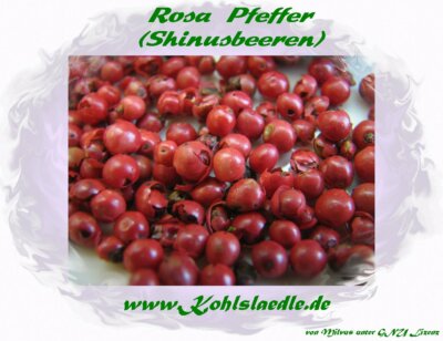 ''Pfeffer, rosa'', Schinusbeere, ganz - 50g