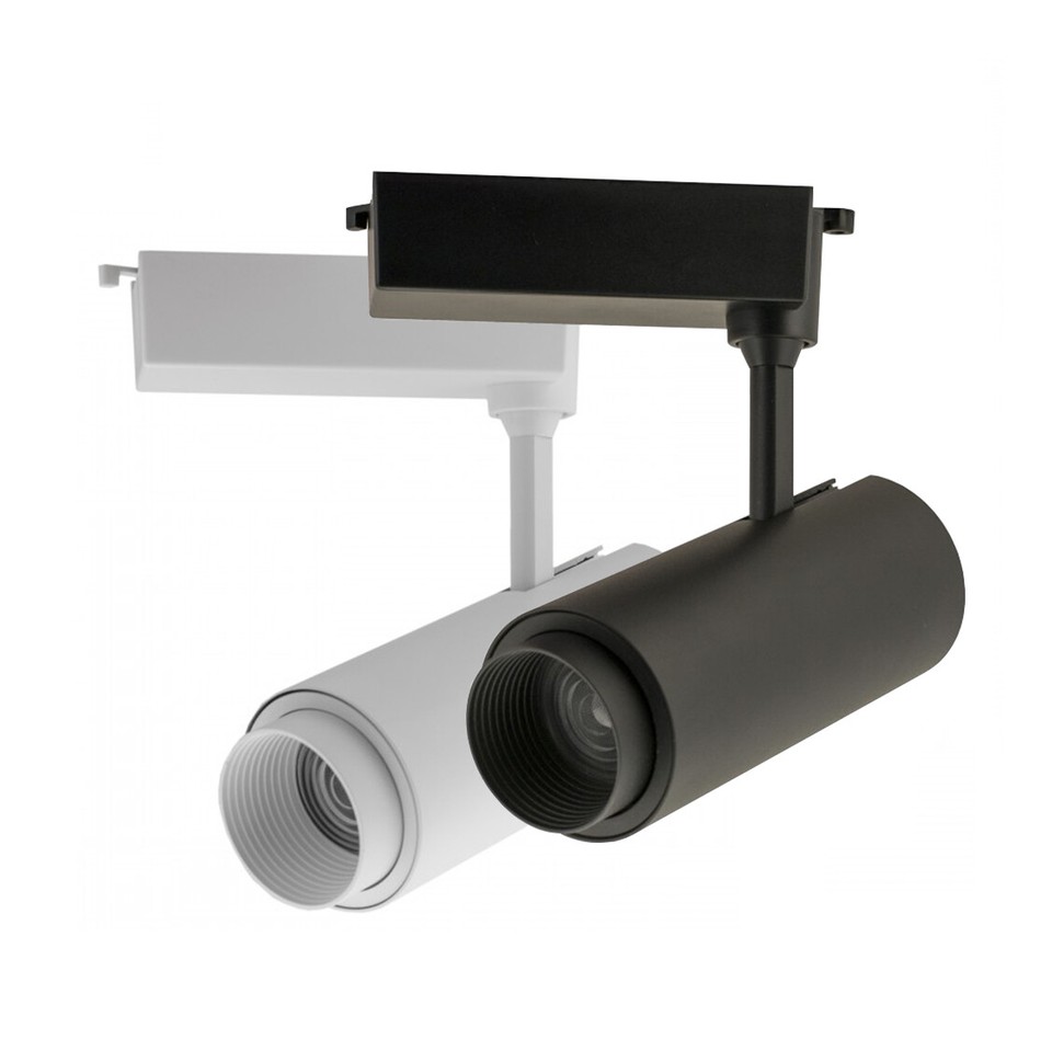 Foco de carril LED 30W Zoom 15°-50° 4000K enfoque blanco/negro 1/2/5/10 Set