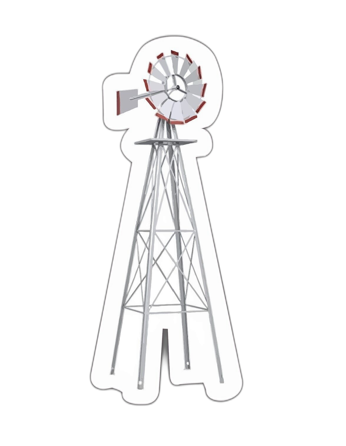 Windmill Sticker Decal
