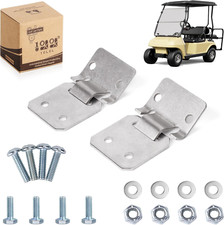 Golf Cart Seat Hinge Set for 1979-Up Club Car DS Gas/Electric DS Seat Cushion Bu