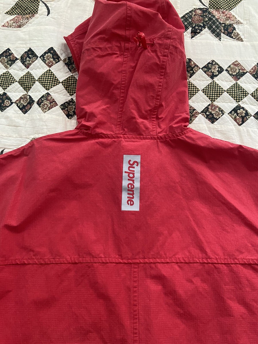 Supreme Full Zip Facemask Jacket Red Men's - SS22 - US