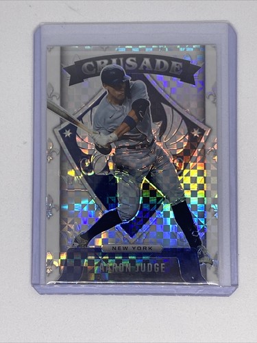 2022 Chronicles Aaron Judge Crusades Building Blocks Prizm Refractor Yankees - Picture 7 of 9