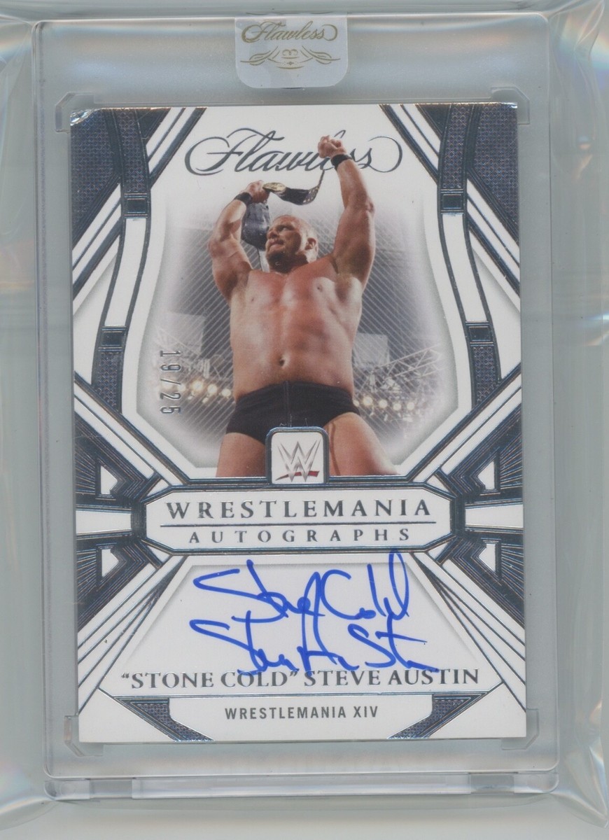 2024 Panini Flawless WWE Stone Cold Steve Austin WRESTLEMANIA AUTO