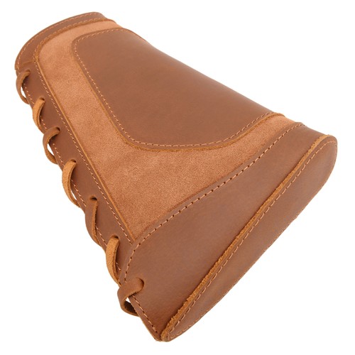 Custodia in pelle per munizioni copri fucile fucile buttstock per .357/.308/.22lr/12GA - Foto 36 di 62