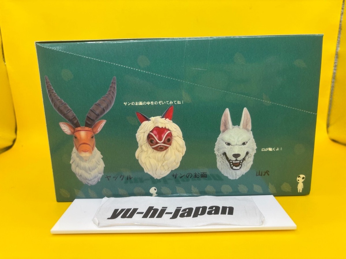 Studio Ghibli Princess Mononoke Face Magnet Box Complete Set Of 6