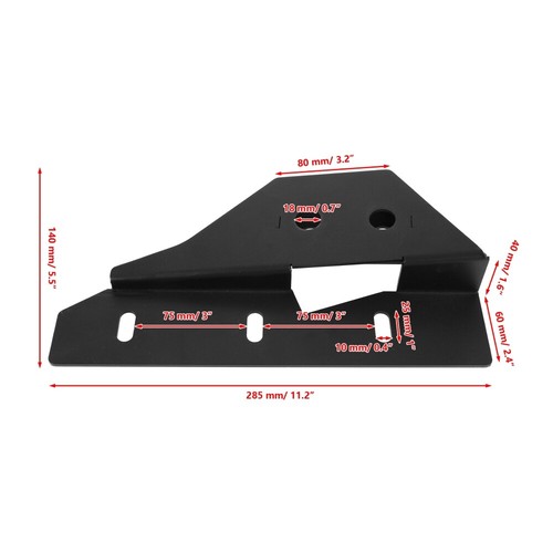 2PCS Front Bumper Fog Light LED Mount Brackets For Ford Bronco 2021 2022 2023 - Bild 7 von 12