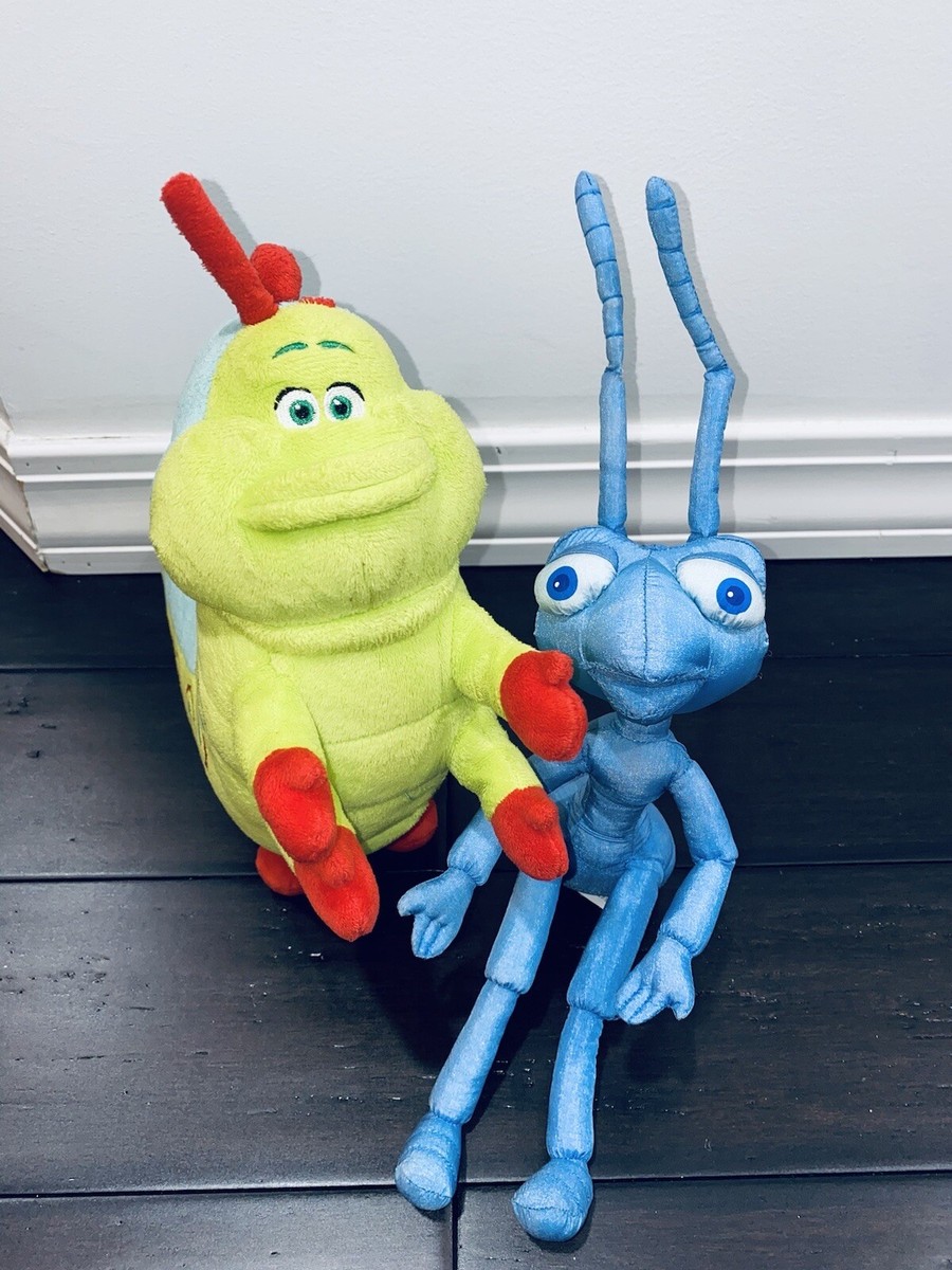 Disney Pixar A Bug's Life Stuffed Animal Store Plush Doll Movie Caterpillar  Ant