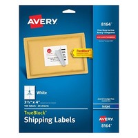 Avery Shipping Labels For Ink Jet Printers With Trueblock Technology, 3.33 X 4 I on sale Avery Shipping Labels For Ink Jet Printers With Trueblock Technology, 3.33 X 4 I on sale