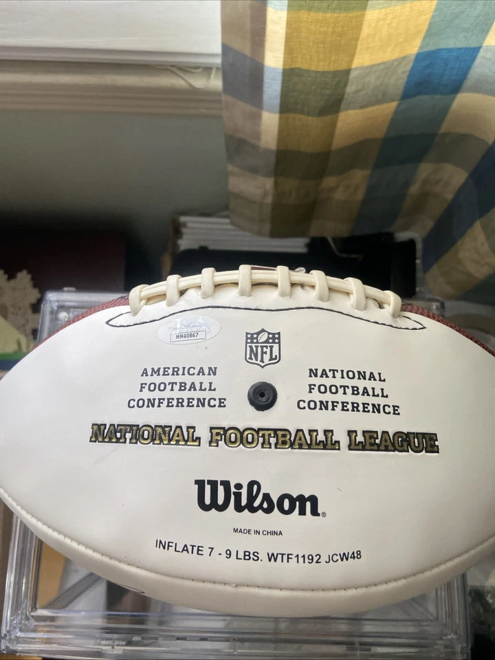 Fútbol americano autografiado firmado por Joe Haden Pittsburgh Steelers Browns certificado de autenticidad PSA Foto 3 de 4