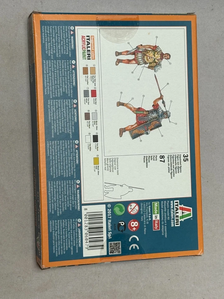 Figurines au 1/72. ITALERI 6047, Infanterie Romaine. - Photo 2/4