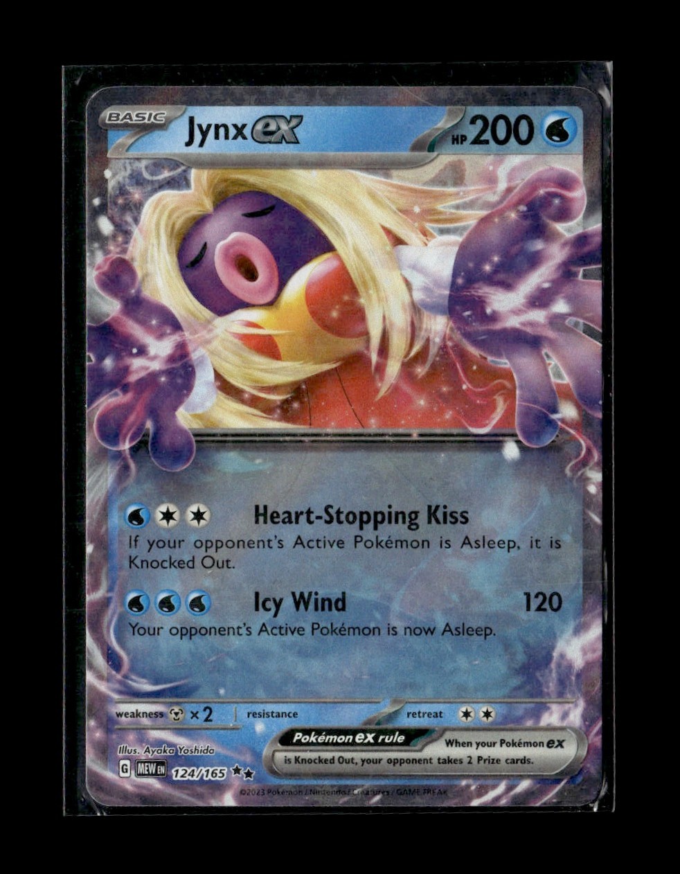 Jynx ex 124/165 SV: Scarlet & Violet 151 Double Rare Holo Pokemon TCG NM