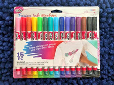 Tulip Fusion Ink Fabric Markers, 15ct