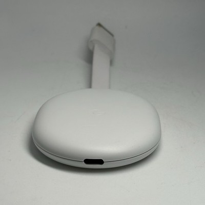 Google Chromecast 4K UHD White Media Streamer #GZRNL - No Remote