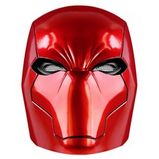 Cosplay Red Hood Jason Todd Helmet Wearable Superhero Halloween Mask Props Resin