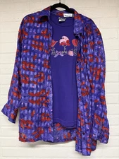 Red Hat Society 2-pc Women’s Blouse Set