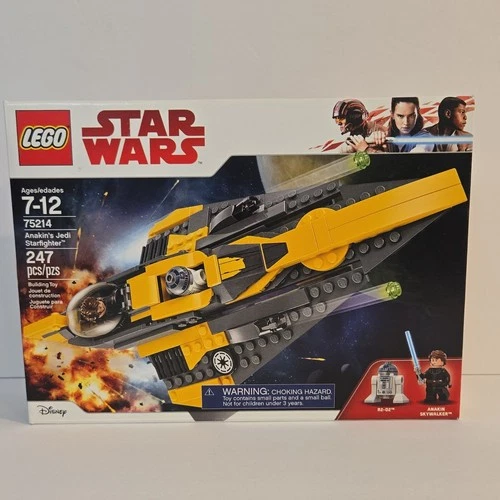 LEGO Star Wars Anakin's Jedi Starfighter 75214 Complete Set 247 pcs R2-D2 Anakin