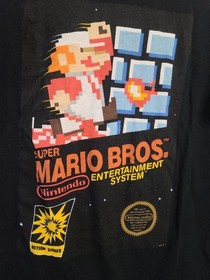 Nintendo Original NES Super Mario Bros Short Sleeve T Shirt Size L Large  2014