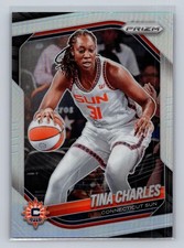 2025 Panini Prizm WNBA #3 Tina Charles Silver Prizms