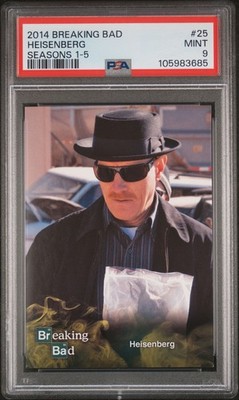 2014 Breaking Bad ''Heisenberg'' 25 PSA 9 RC Bryan Cranston