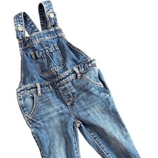 Baby Gap Denim Overalls 18-24 Months Toddler Classic Americana Workwear Style