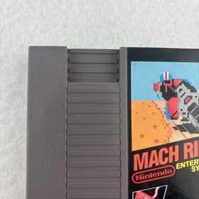 Mach Rider NES Nintendo 5 Screw Cart, Manual & RENTAL CASE Tested