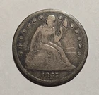 1865 Seated Liberty Dollar Graffiti