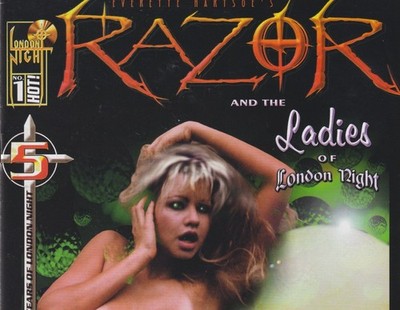 Razor & Ladies of London Night 1 1997 Hot Edition Photo & Topless Variants