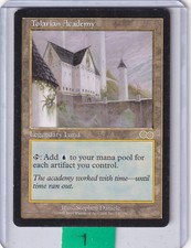 Tolarian Academy * Urza's Saga MTG Lightly Played