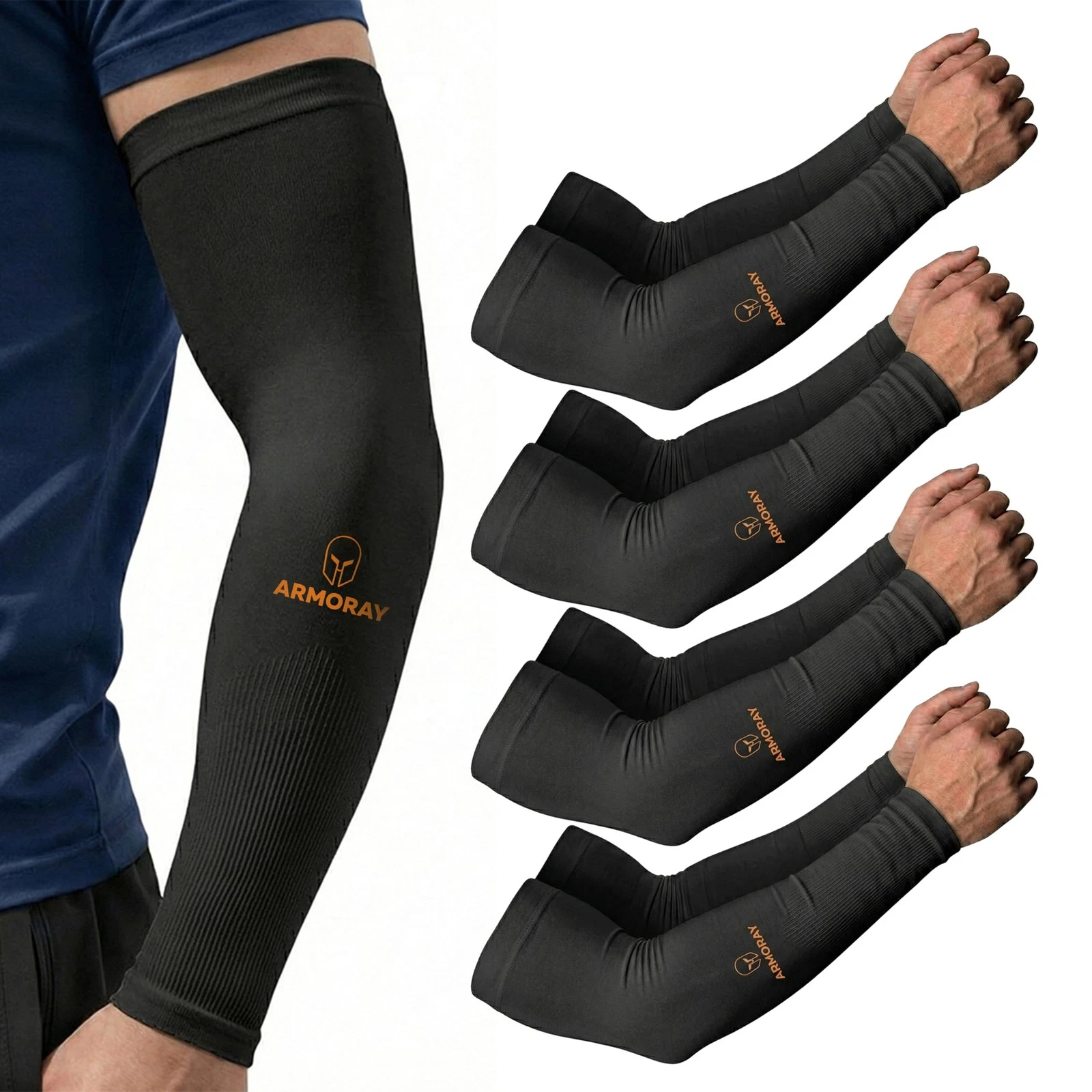 Arm Sleeves for Men & Women - 4 Pair UV Sun Protection Cooling Compression - ...
Opens in a new wind