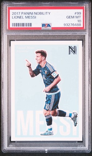 2017 Panini Nobility - Short Prints Lionel Messi #99 PSA 10