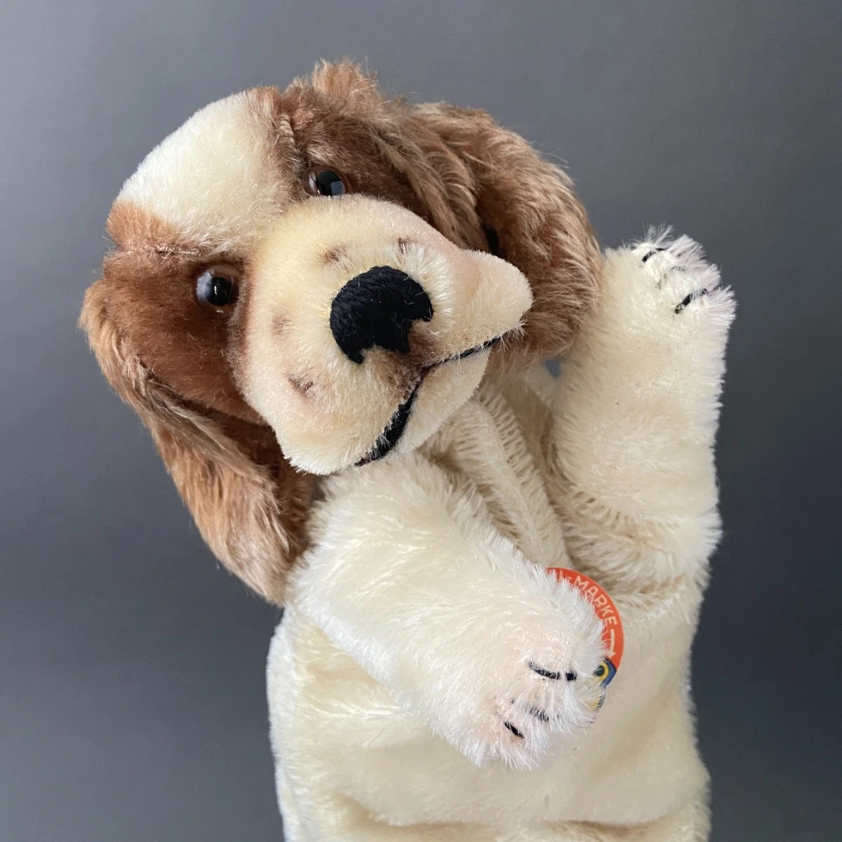 Marionnette Steiff – Cocker Spaniel Cockie (5560/28) Avec K/F – Ancienne, Allemagne
