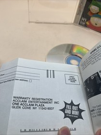 South Park Rally (Sega Dreamcast, 2000) COMPLETE REG CARD