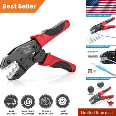 Versatile Ratcheting Electrical Crimping Tool - Perfect for Home and Auto Use