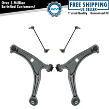 4 Piece Suspension Kit Control Arms & Ball Joints Sway Bar End Links New