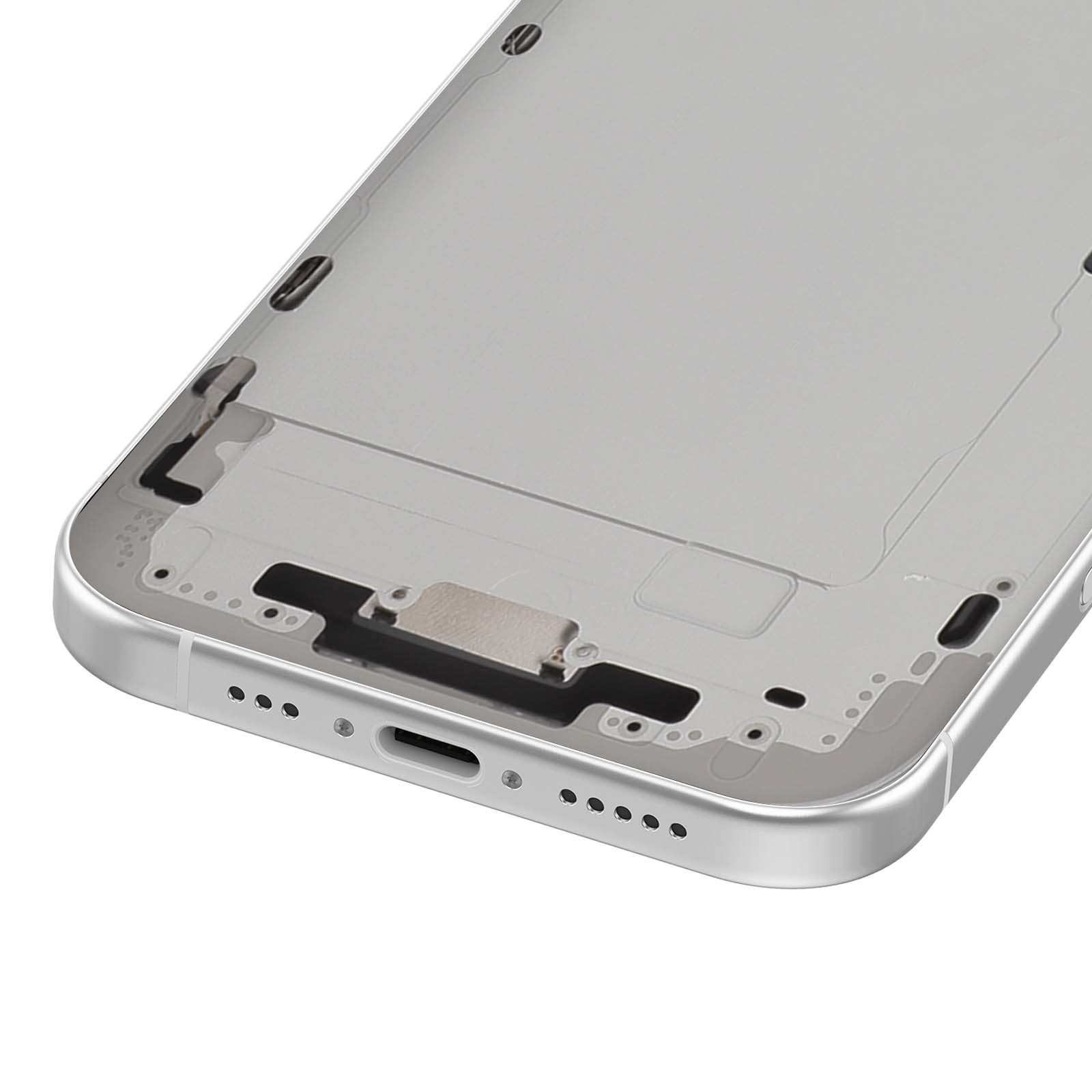 Châssis intermédiaire blanc pour iPhone 16 remplacement ajustement précis - 3