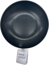 New IKEA FARGKLAR Matte Dark Gray Deep Plate Bowl 4 Pack (9 ") 004.793.79