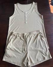 Matching Tank And Shorts Set Large