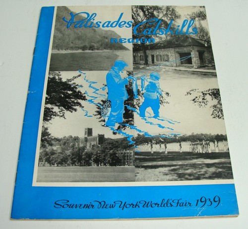 ORIG 1939 PALISADES - CATSKILLS REGION - NEW YORK WORLD'S FAIR - SOUVENIR BOOK - Picture 1 of 13