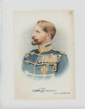 1916 BDV Great War Leaders Silks Tobacco King of Roumania #KIRO 0n8