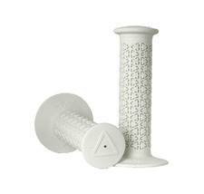 AME BMX Bike Grips Round White A'ME Old School Bicycle GT PERFORMER