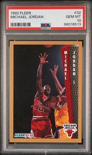 🔥1992 Fleer Michael Jordan - PSA 10 🔥