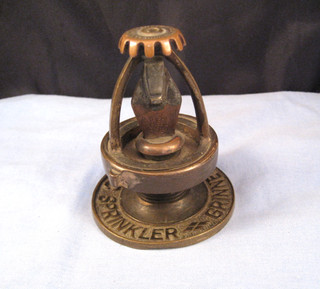 ANTIQUE FIRE GRINNELL AUTOMATIC COPPER SPRINKLER HEAD MATHER & PLATT MANCHESTER