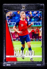 Erling Haaland RARE REFRACTOR ROOKIE PRIZM INVESTMENT CARD Borussia Dortmund SP. rookie card picture