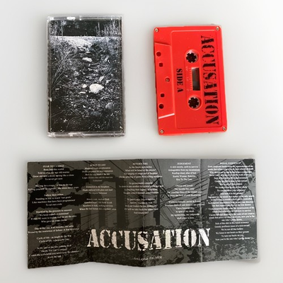 #ad Accusation RARE Hardcore Punk Thrash Eau Claire Cassette Tape Numbered 88 100 $15.00