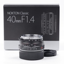 Voigtlander NOKTON Classic 40mm F/1.4 SC VM for Leica M mount Top Mint  6387LJ