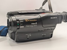 SONY HANDYCAM CCD-TR82 8MM VIDEO8 CAMCORDER VCR PLAYER VIDEO TRANSFER UNTESTED