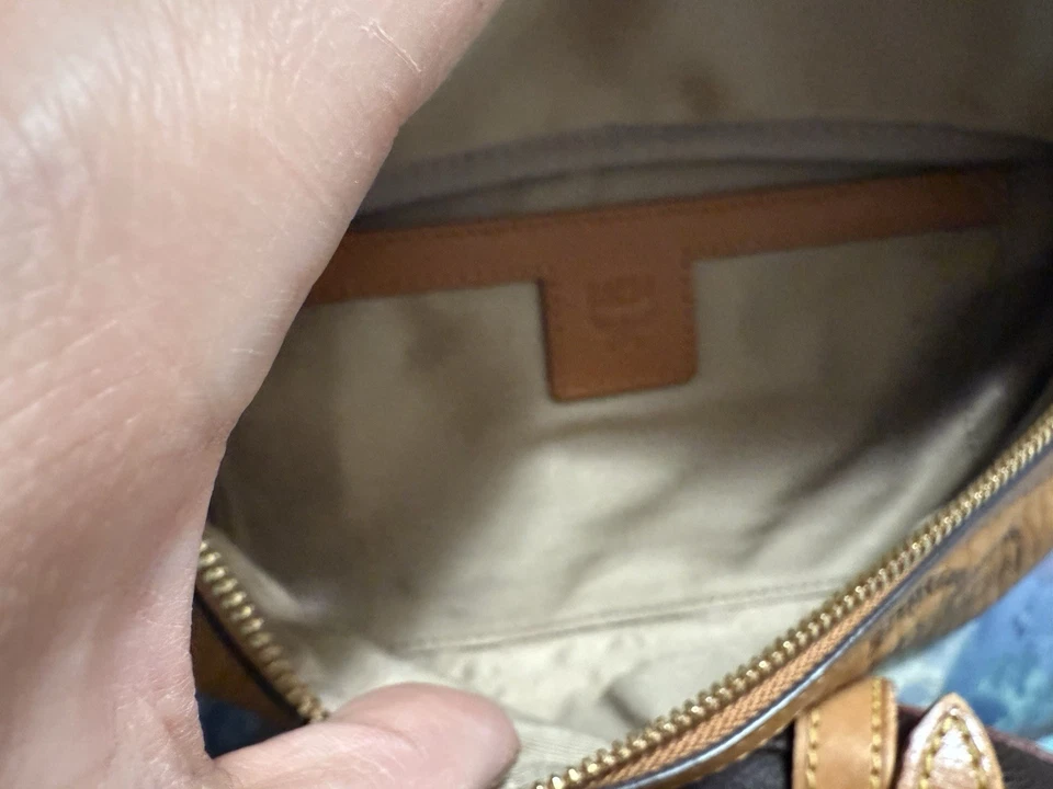 Authentic MCM Fursten Belt Bag/Fanny Pack in Visetos Medium Size Cognac Color - Image 4 of 4